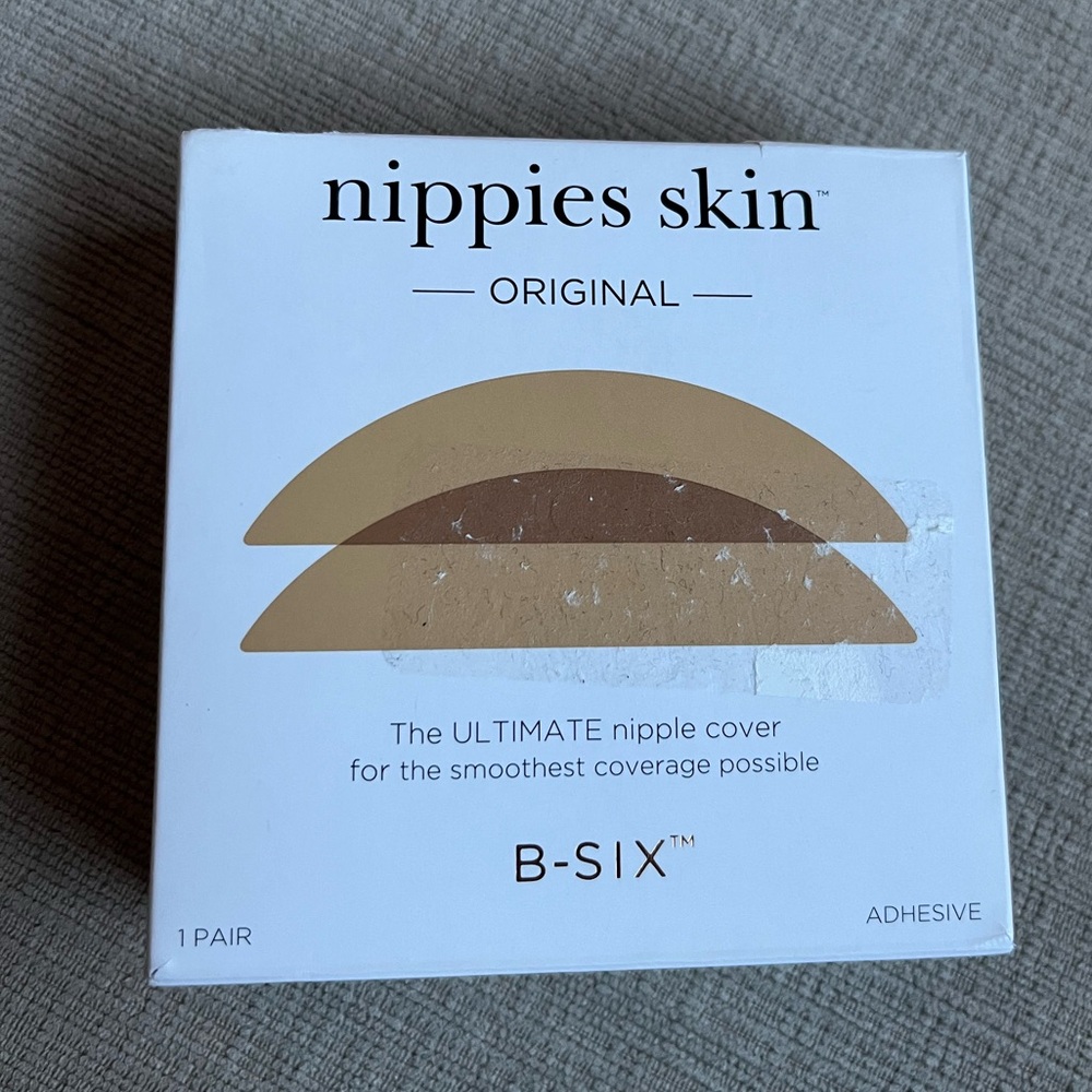 Nippies skin adhesive nipple cover, caramel color, size A-C cups NWOT